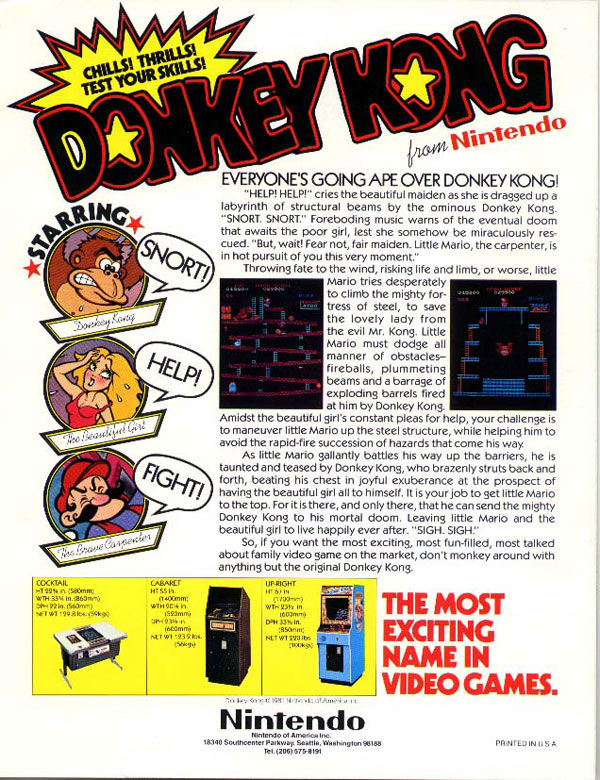 pub nintendo Donkey Kong