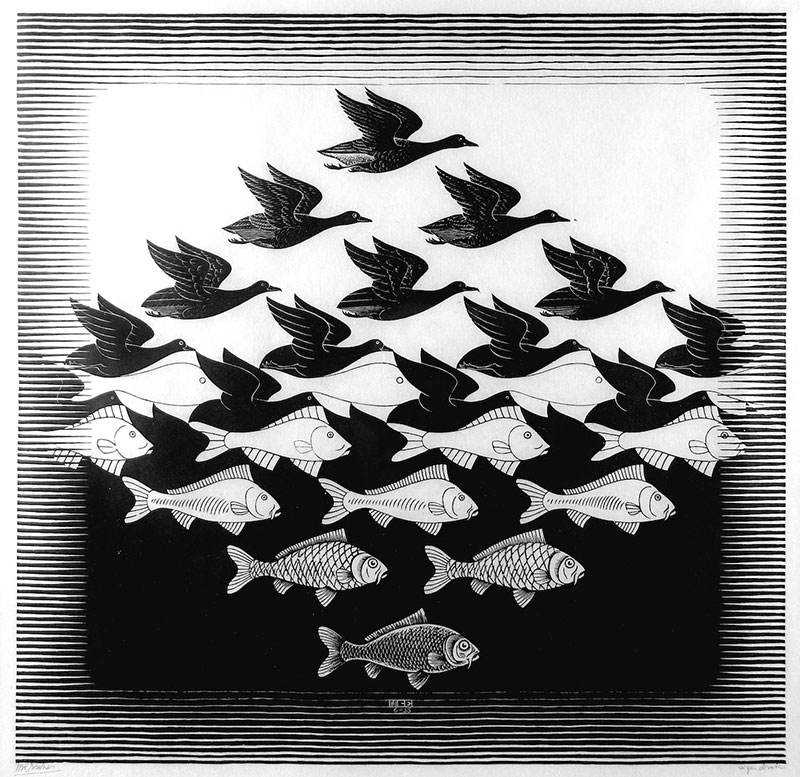 Publicité Escher 