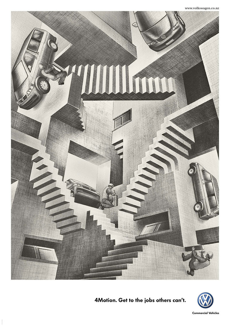 Publicité Escher 