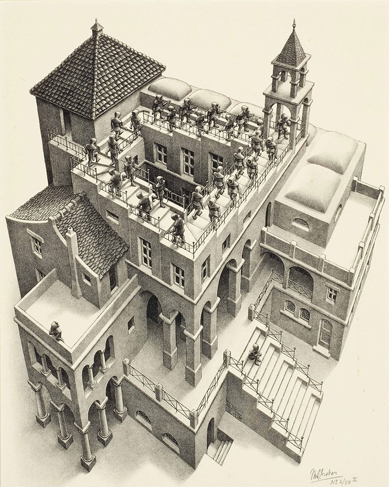 Publicité Escher 