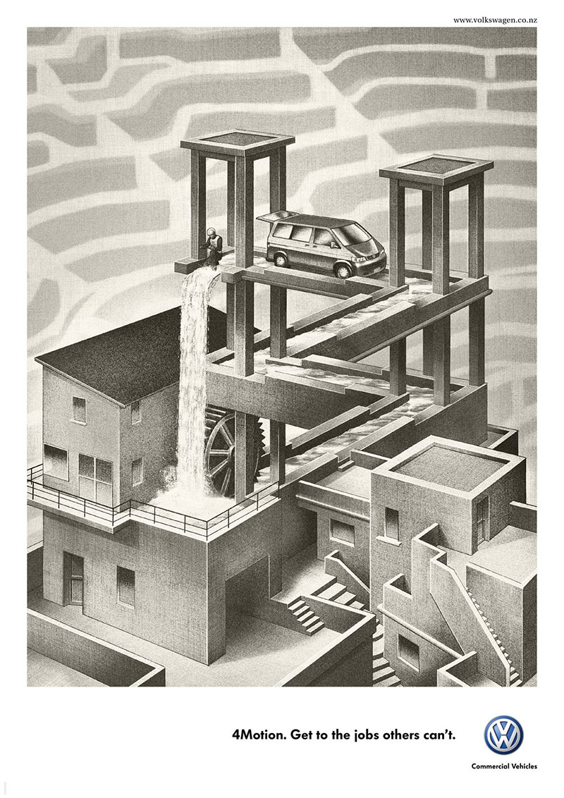 Publicité Escher 