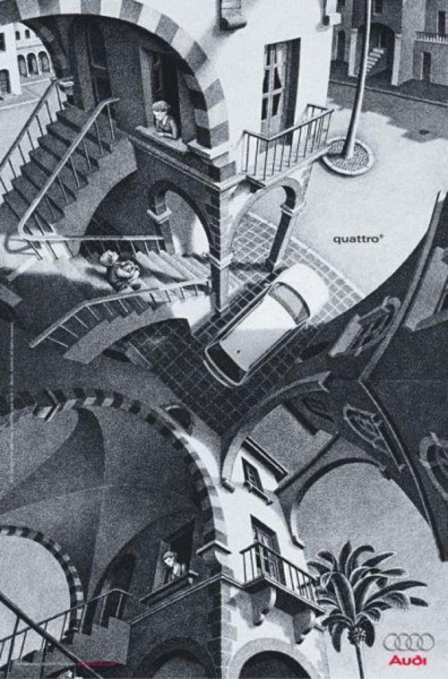 Publicité Escher 