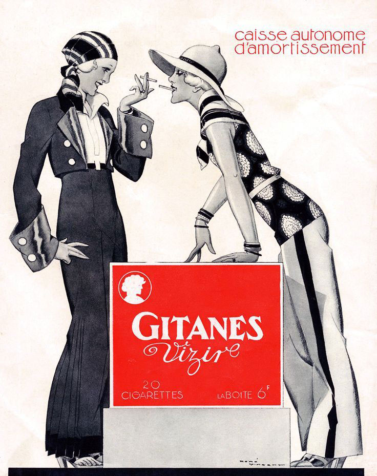 publicité féministe Cigarettes Gitanes