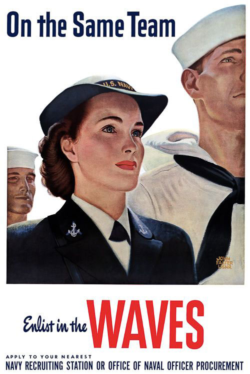 publicité féministe US Navy