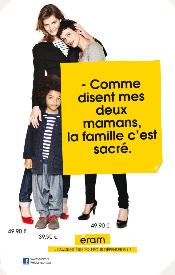 publicité féministe Eram