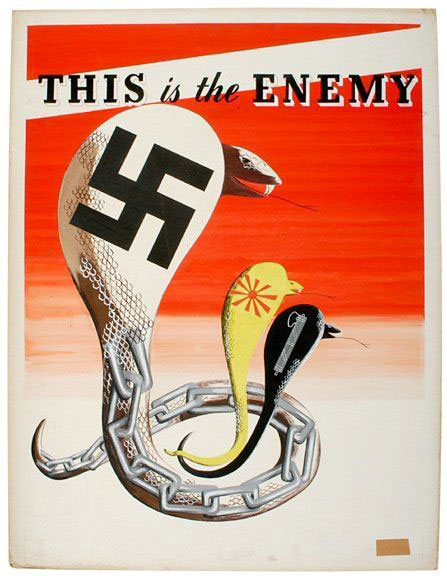 poster propagande WWII: this is the ennemy