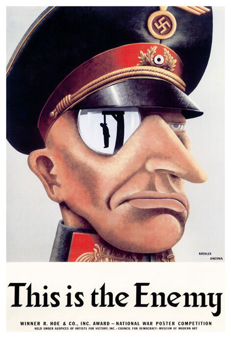 poster propagande WWII: this is the ennemy