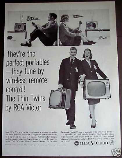 publicité télévision RCA Victor Thin Twins