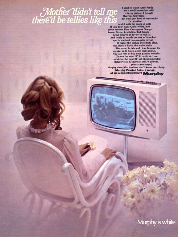 publicité télévision Murphy années 50