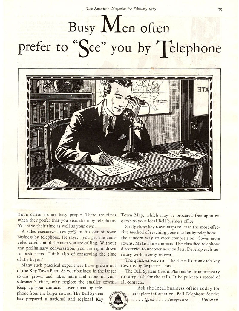 publicité téléphone Bell