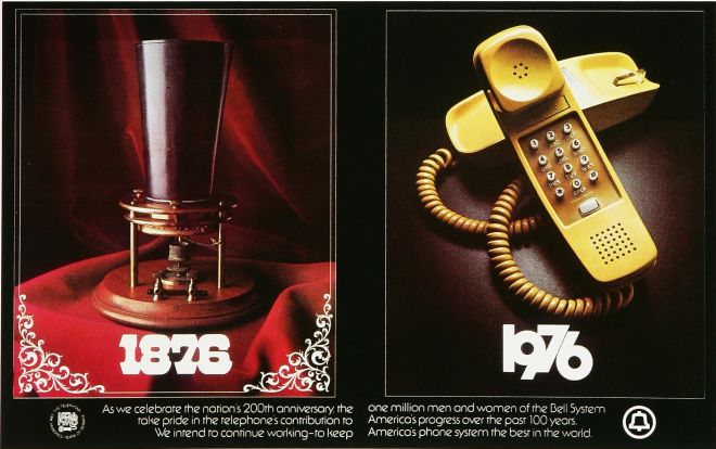 publicité téléphone Bell