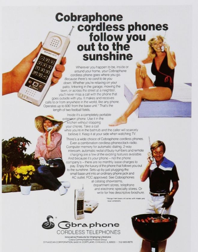 publicité téléphone Cobra Phone