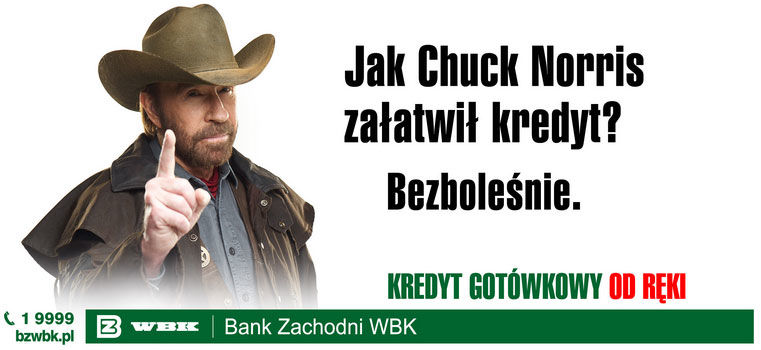 Chuck Norris ne tourne pas dans la pub. La pub tourne autour de Chuck Norris