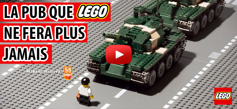 L’homme au Tank de Tian’anmen a 30 ans. Voici pourquoi Lego ne fera plus jamais cette pub